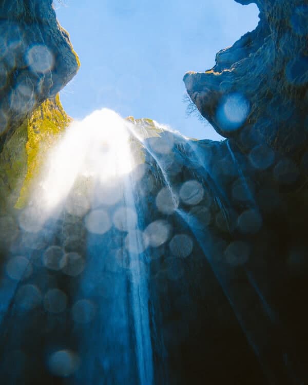 Gljúfrabúi waterfall south iceland