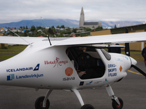 Iceland's first electric airplane.