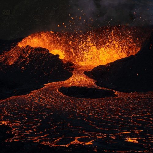 Volcanic Eruption Iceland Meradalir