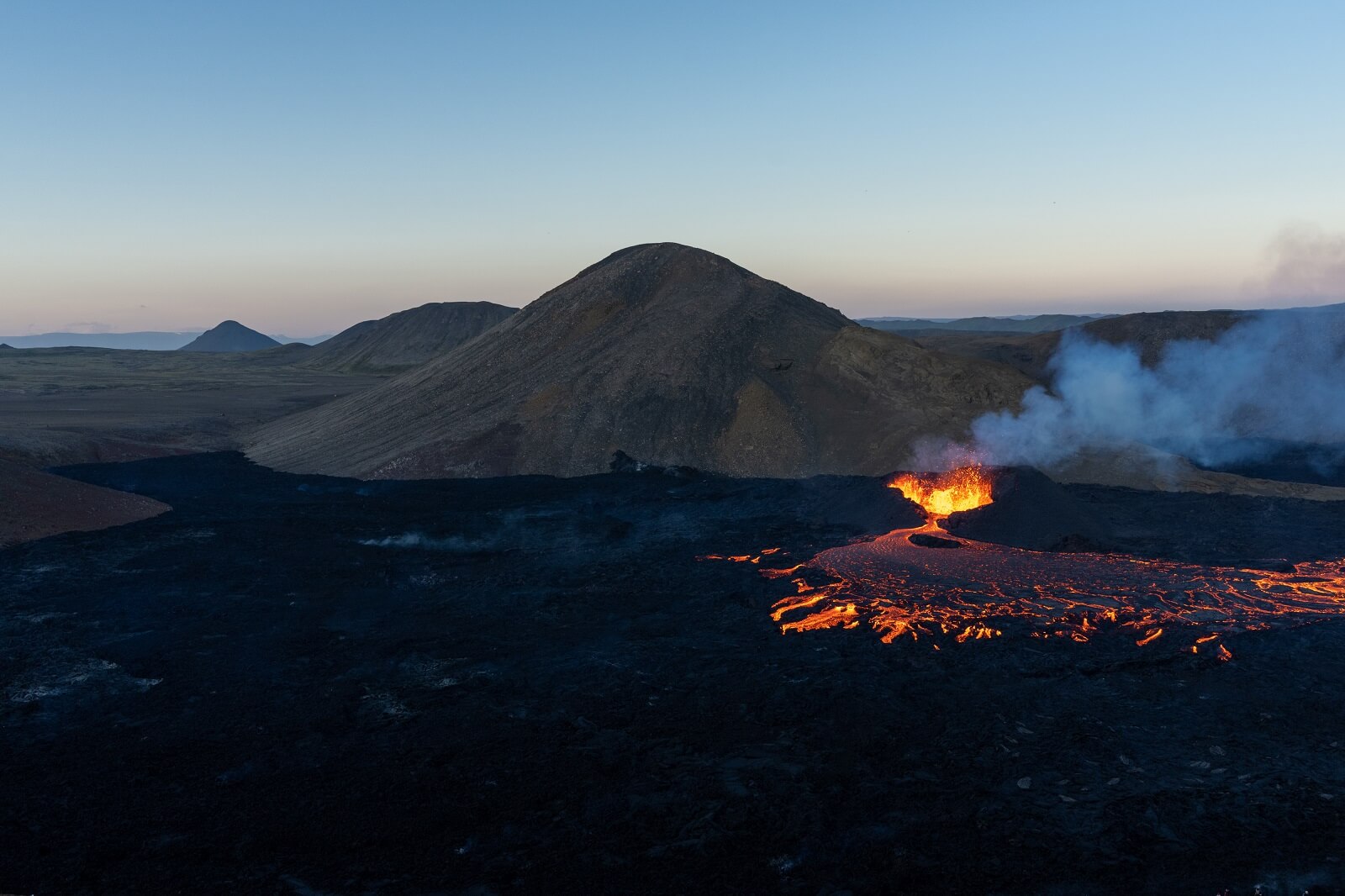 Volcanic Eruption Iceland Meradalir 